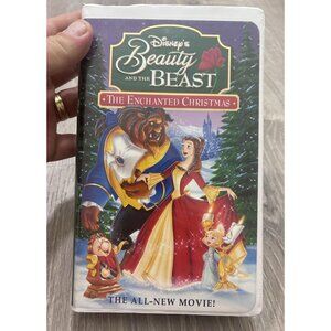 Walt Disney's Beauty And The Beast The Enchanted Christmas VHS Tape 1997